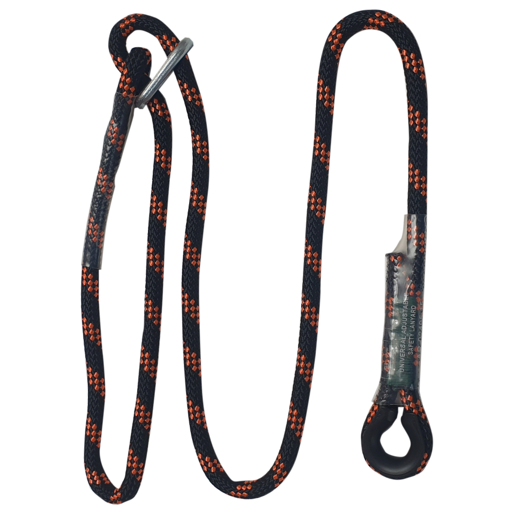 Adjustable Length Rope Lanyard with Carabiners – AR-02405/20 – 2m